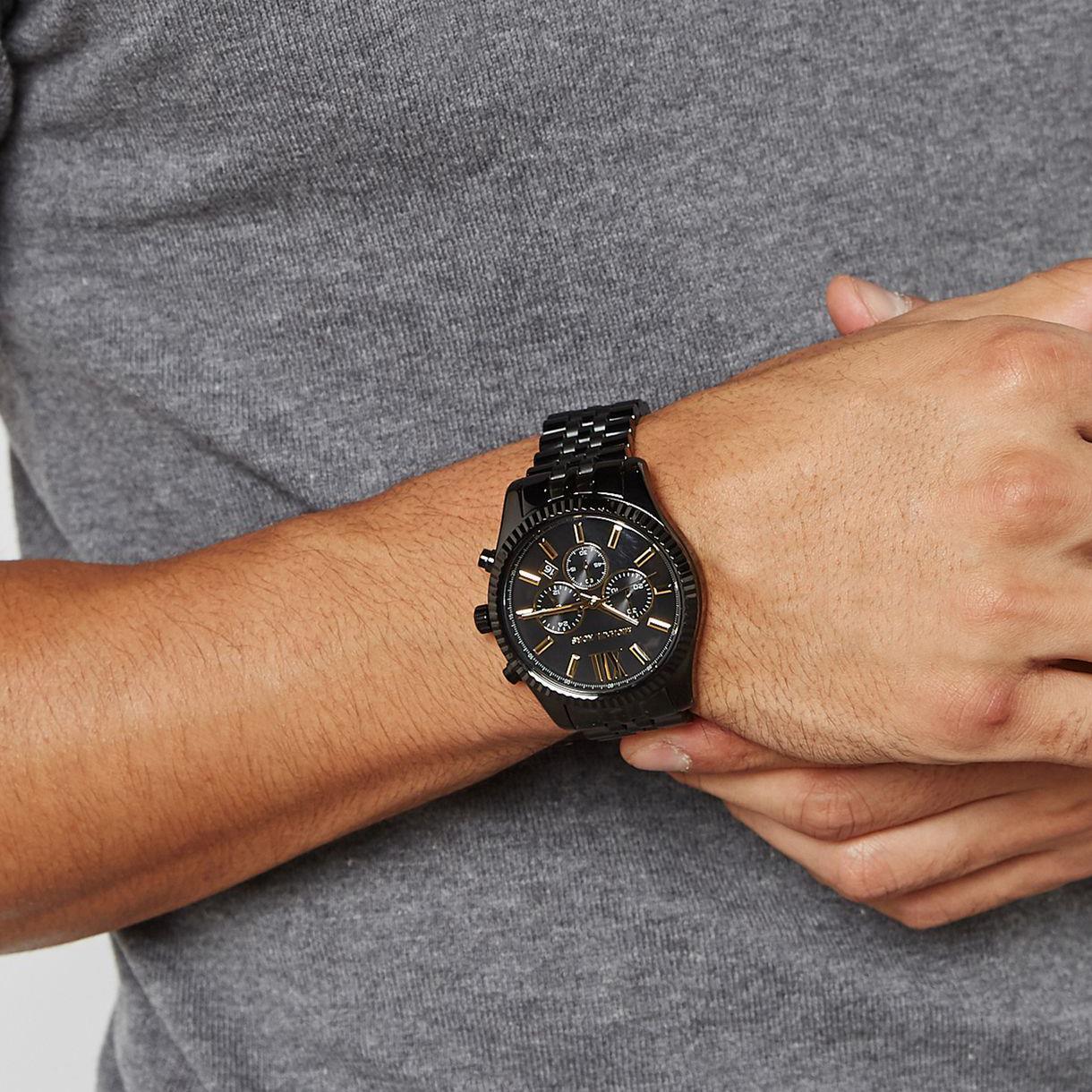 Michael Kors MK8603 Lexington Chronograph Black Dial Men's Watch - Watch Home™ Michael Kors MK8603 Lexington Chronograph Black Dial Men's Watch - Watch Home™